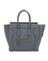 Micro Luggage, &pound;550, Handbags, Grey, Leather, Front view